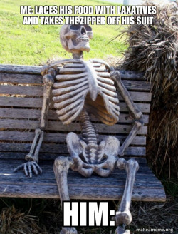 Waiting Skeleton