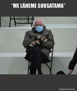 Bernie Sanders at the Inauguration