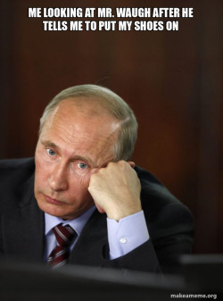 Contemplative Putin
