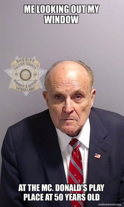 Rudy Giuliani Mugshot