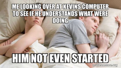 Couple thinking in bed