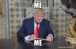 Donald Trump Writing Speech