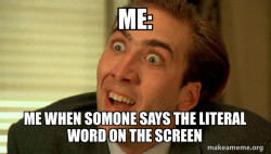 Sarcastic Nicholas Cage
