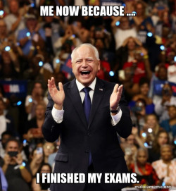 Happy Tim Walz