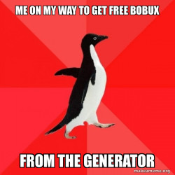 penguin wants the bobux