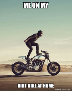 Keanu Reeves Stunt Bike