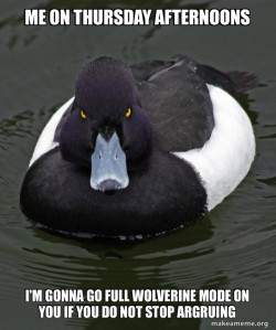 Revenge Duck ( Angry Advice Duck )