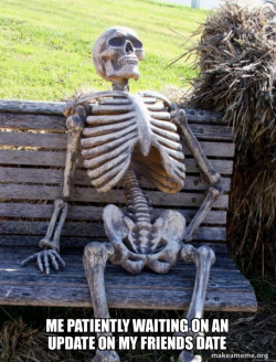 Waiting Skeleton