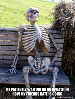 Waiting Skeleton