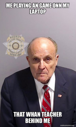 Rudy Giuliani Mugshot