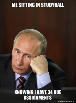 Contemplative Putin