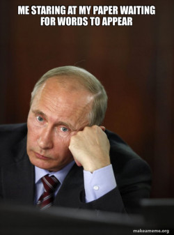 Contemplative Putin