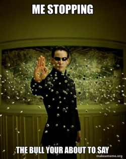 Neo Stopping Bullets