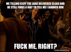 Fuck me right. Alternative Seth from Superbad meme
