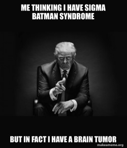 Trump Sitting In Chair - I Am In Their Way