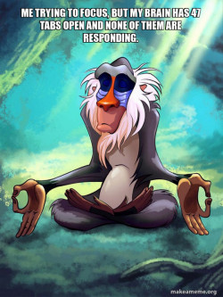 Rafiki Meditating - Lion King