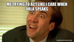 Sarcastic Nicholas Cage