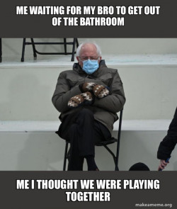 Bernie Sanders at the Inauguration