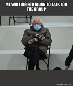 Bernie Sanders at the Inauguration