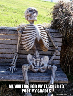 Waiting Skeleton