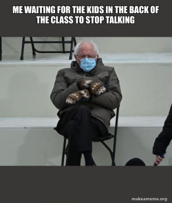 Bernie Sanders at the Inauguration