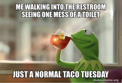 Kermit Drinking Tea