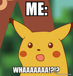 Surprised Pikachu