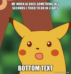 Surprised Pikachu