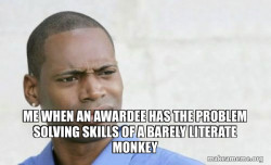 Confused Black Man