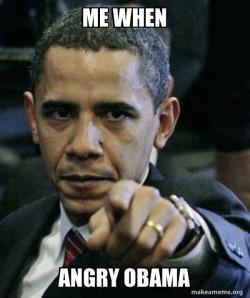 Angry Obama