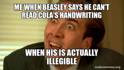 Sarcastic Nicholas Cage
