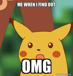 Surprised Pikachu