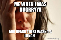 First World Problems