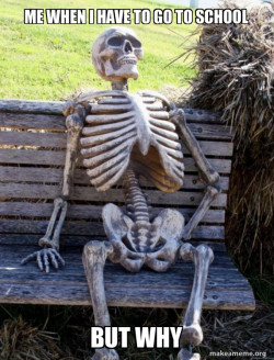 Waiting Skeleton