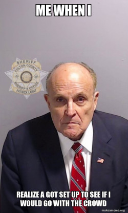 Rudy Giuliani Mugshot