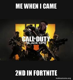 COD - Call of Duty Black OPs 4 Meme