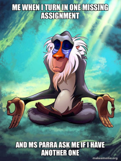 Rafiki Meditating - Lion King