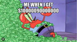 Mr Krabs Money
