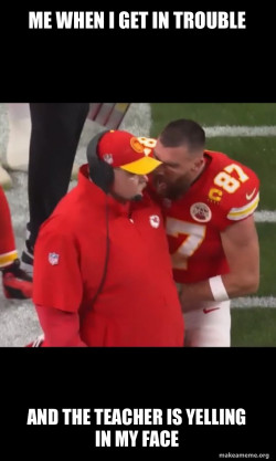 Travis Kelce and Coach