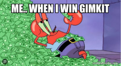 Mr Krabs Money