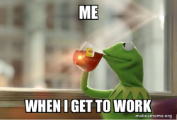 Kermit Drinking Tea
