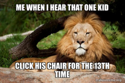 Contemplative Lion