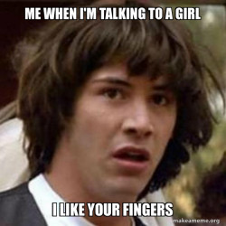 No flirting skills 