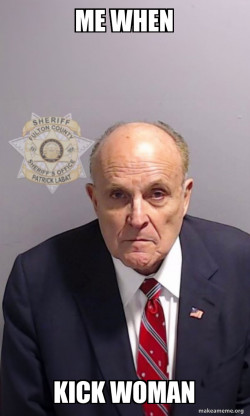 Rudy Giuliani Mugshot