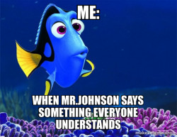 Dory from Nemo  (5 second memory)