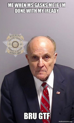 Rudy Giuliani Mugshot