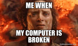 Frodo it's over it's done