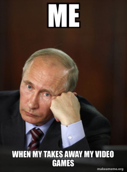 Contemplative Putin