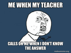 Y U No