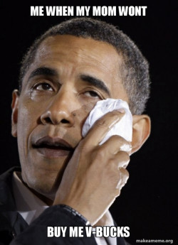 Crying Obama